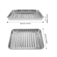thumbnail image 2 of OULII 1 Set Toaster Oven Baking Pan Stainless Steel for Hotel, 2 of 8