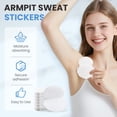 thumbnail image 2 of Underarm Sweat Pads, Armpit Pads for Hyperhidrosis Treatment,For Men and Women Comfortable, Non Visible, Extra Adhesive, Disposable Arm Pit Sweat Guards For Armpit Protection, 2 of 7