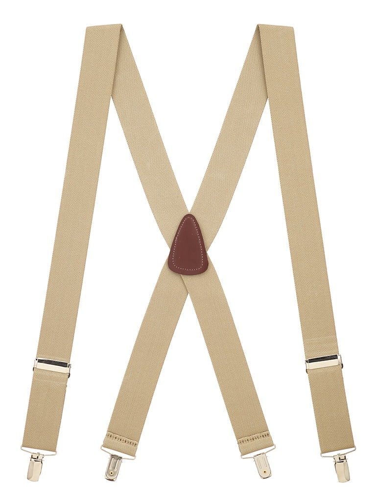1.5 Inch Wide Brass Clip Suspenders