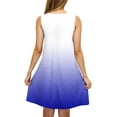thumbnail image 3 of Amzcrzy Womens Casual Summer Dress Sleveless Scoop Neck Tank Dress Tie Dye Loose Flowy Beach Dress with Pockets Midi Sundress S-2XL, 3 of 4