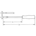 thumbnail image 2 of Heyco Slotted Stubby Screwdriver with Acetate Handle, 6.5mm, 2 of 2