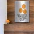 thumbnail image 5 of Luxe Metal Art 'Bowl of Oranges' by Linda Woods, Metal Wall Art, 12"x16", 5 of 9