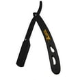 thumbnail image 6 of Classic Samurai CS-102 Matte Black Golden Head + CS-102 Matte Black Professional Barber Straight Edge Shaving Razor 2 pcs for Men + 100 Lord Platinum single edge Razor Blades, 6 of 7