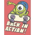 thumbnail image 2 of Boy's Monsters Inc Mike Back in Action  Performance Graphic Tee Red Heather Small, 2 of 4
