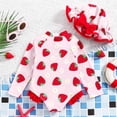 thumbnail image 6 of WRKEKC Toddler Swimsuit Girl One Piece Floral Print Sun Protection with Swim Cap UPF 50 6 Months-3 Years, 6 of 9