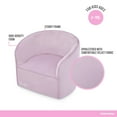 thumbnail image 4 of Barbie Be Bold Be You Kid's Sofa by Evolur in Purple, 4 of 6