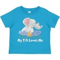 thumbnail image 3 of Inktastic My Titi Loves Me Cute Elephants Clouds Moon and Stars Boys or Girls Toddler T-Shirt, 3 of 5