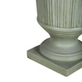 thumbnail image 4 of Christopher Knight Home 22.44" Pedestal Urn Planter, MGO Outdoor Flower Pot, Antique Gray, 4 of 10