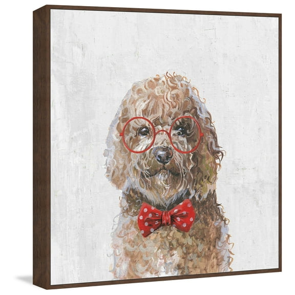 Marmont Hill "Curly and Shaggy" Floater Framed Painting Print on Canvas