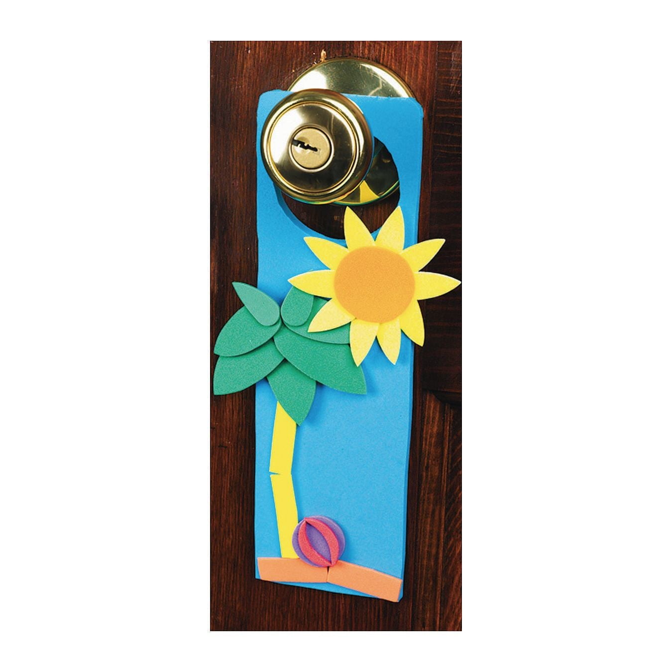 Super Foam Dazzling Door Hangers Craft Kit (Pack of 24)