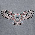 thumbnail image 3 of CafePress - Mystic Owl In Native American Style T Shirt - Women's V-Neck Dark T-Shirt, 3 of 4