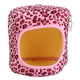 thumbnail image 2 of Nido colgante acogedor para mascotas pequeñas: cobayas, erizos, ardillas, chinchillas y conejos Hamaca de leopardo rosa suave, 2 of 8