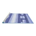 thumbnail image 2 of Ahgly Company Machine Washable Indoor Rectangle Abstract Blue Modern Area Rugs, 6' x 9', 2 of 4