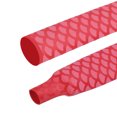 thumbnail image 1 of Uxcell 3.3ft 0.9" Dia Tubo Termocontraíble para Cañas de Pescar, Patrón de Escala de Pescado 22mm 1.8:1 Mango de Envoltura Termocontraíble con Aislamiento Impermeable Antideslizante, Rojo, 1 of 6