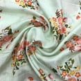 thumbnail image 1 of Sonakshi Fashion White Printed Fabric Flower Cotton Voile 42 Inch Wide Bundles for Sewing, By The Yard, 1 of 3