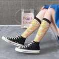 thumbnail image 5 of Yiaed wild meadow flowers Print Great elasticity Adult Stockings Sports socks for Men and Women, 5 of 6