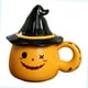 thumbnail image 5 of Taza de leche, taza fantasma de Halloween, artículos para beber, taza de té, decoración con tapa, taza de café Naranja, 5 of 9