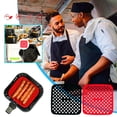 thumbnail image 4 of Square Air Fryer Silicone Liners,Reusable Food-Grade Silicone Mat, Non-stick Heat Resistant Air Fryer Accessories, 4 of 5