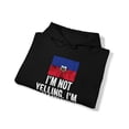 thumbnail image 4 of Haiti Haitian Pride Flag Hoodie, Gifts, Hooded Sweatshirt, 4 of 4