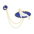 thumbnail image 2 of Bufanda Clips de Cadena Yinane Broche elegante para mujer aleación Estrella ballena, 2 of 8