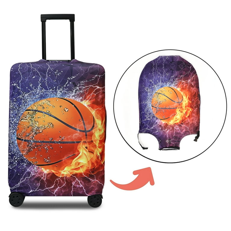 Sports Basketball Travel Luggage Protector Cover, Protective Bag Sleeve for  Suitcase Various Color XL Size For 29-32 Luggage