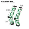 thumbnail image 4 of Vsdgher Cactus Plants Print Thigh High Socks Extra Long Stretchy Sock Women Over Knee High Opaque Stocking Daily Wear, 4 of 5
