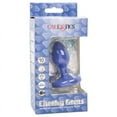 thumbnail image 1 of CalExotics Cheeky Gems Rechargeable Vibrating Silicone Anal Probe, Medium, Blue, 1 of 7