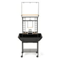 thumbnail image 2 of Prevue Pet Products Wrought Iron Cockatiel Parrot Playstand, Black, 2 of 13