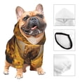 thumbnail image 3 of Balery Cute Cow Sunflower Field Sudadera con Capucha para Perros Pequeños – Ropa para Mascotas, Disfraz para Perros y Gatos, Ideal para Fiestas y Cosplay-Large, 3 of 7