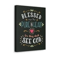 thumbnail image 2 of Scripture Walls Pure In Heart Matthew 5:8 Dark Christian Wall Art Bible Verse Print Ready to Hang Unframed, 2 of 18