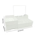 thumbnail image 2 of Cosmetic Storage Organizer Drawer Type Makeup with Roof Beauty Dressing for Vanity Travel, 2 of 5