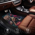 thumbnail image 4 of Sikiie Colorful Rose Bird Car Foot Mat Set of 4 Pieces Basics Universal Fit Rubber Carpet Floor Mats For Car SUV Van & Truck, 26.8"L x 17.3"W (Front), 13"L x 17.3"W(Rear), 4 of 6