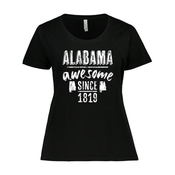 Inktastic Alabama Awesome Since 1819 Women's Plus Size T-Shirt