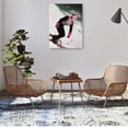 thumbnail image 3 of Cuadro Decorativo - Esquiadora de descenso, 3 of 3