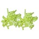 thumbnail image 4 of 100 señuelos de pesca blandos de cola curva, larvas, cola de paleta, cebos para carpas 1 cm, 4 of 9