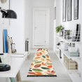 thumbnail image 4 of Yayeee Runner Rug for Bedroom 2'x6' Machine Washable Hallway Non Slip Mat, Beige Retro Leaves, 4 of 8