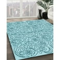 thumbnail image 2 of Ahgly Company Indoor Rectangle Patterned Blue Ivy Blue Area Rugs, 3' x 5', 2 of 6