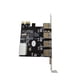 thumbnail image 1 of Methold Tarjeta de expansión PCI-e USB 3,0 de 4 puertos, adaptador de concentrador USB PCI Express, módulo de conversión de 5,0 Gbps, reemplazo de Electrónica miscelánea, 1 of 5
