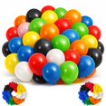 thumbnail image 1 of Globos de fiesta Monty 200 piezas 9" multicolor de látex, 1 of 9