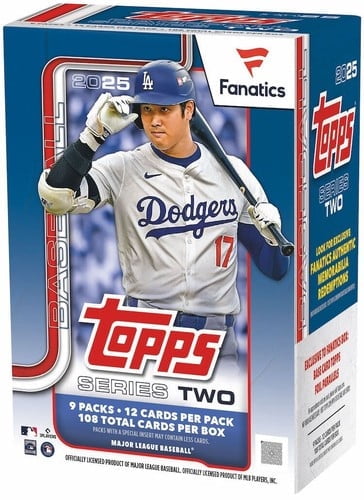 2025 Topps MLB Series 2 Baseball Trading Cards Super Box - Walmart.com