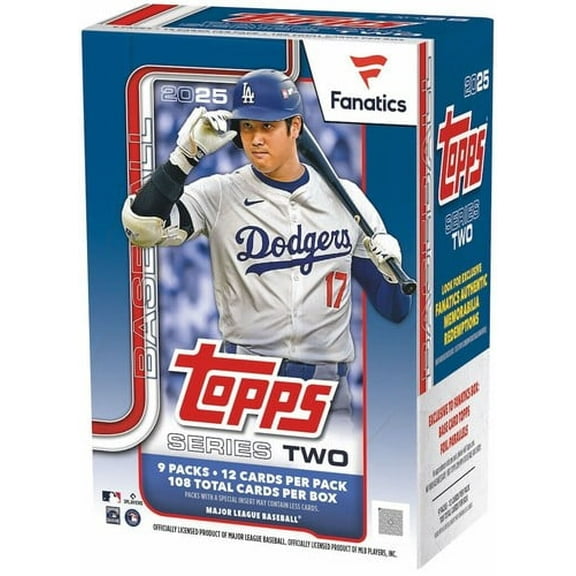2025 Topps Series 2 Baseball Fanatics Exclusive Blaster Box