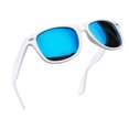 thumbnail image 1 of Lentes De Sol Wünd  Mujer Hombre De Moda Polarizados Uv Originales Modelo Blanco Azul Espejo, 1 of 5
