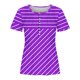 thumbnail image 4 of Fiudx Ofertas Relámpago Top Corto con Botones y Cuello En V Estampado para Mujer, 4 of 4