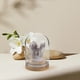 thumbnail image 2 of Racimo de flores de diente de cristal, árbol de cristal, cúpula de vidrio, base de madera, piedras de cristal de la suerte para meditación, yoga, atracción, decoración del hogar y la oficina, 2 of 7