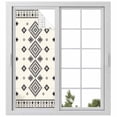 thumbnail image 2 of Boho Geometric Window Privacy Film, Simple Farmhouse Nation Abstract Motifs Static Cling UV Sun Blocking Tint Film Heat Control Windows Films for Bedroom Bathroom, Window Stickers 23.6"x59", 2 of 8