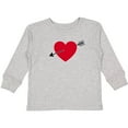 thumbnail image 3 of Inktastic Valentines Day Heart Arrow Boys or Girls Long Sleeve Toddler T-Shirt, 3 of 5