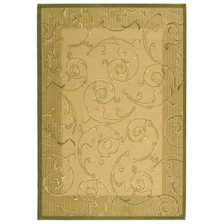 - Safavieh Courtyard Daniel Floral Indoor/Outdoor Area Rug or Runner