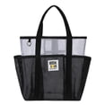 thumbnail image 2 of Mesh Beach Bag For Women Small Beach Bag Sandproof Foldable Swim Pool Bag With 8 Pockets For Travel, 2 of 5