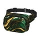 thumbnail image 2 of Fotbe Green Marble Cangurera Cuadrada con Estampado de Doble Capa, Bolsa de Cintura Ajustable Mini para Hombres y Mujeres, 2 of 9