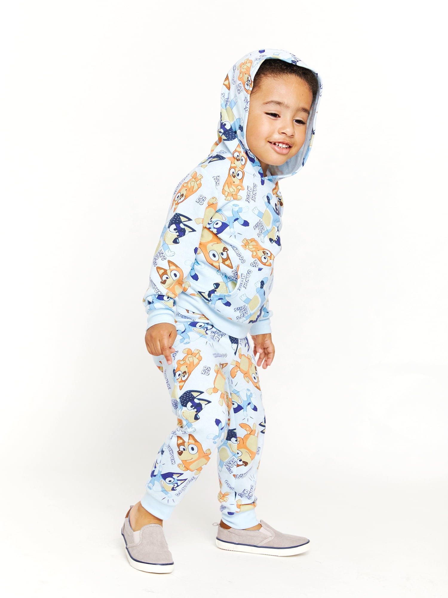 Blue Beetle Boys Fleece Sweatshirt and Joggers Set, 2-Piece, Sizes 4-10